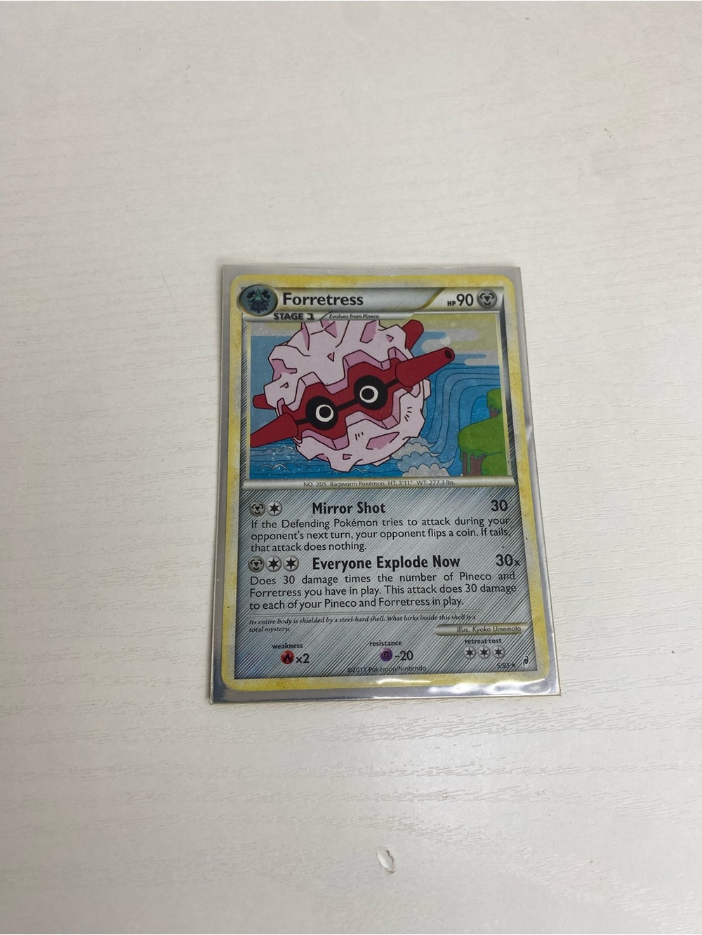 Forretress 5/95 Call of Legends Reverse Holo